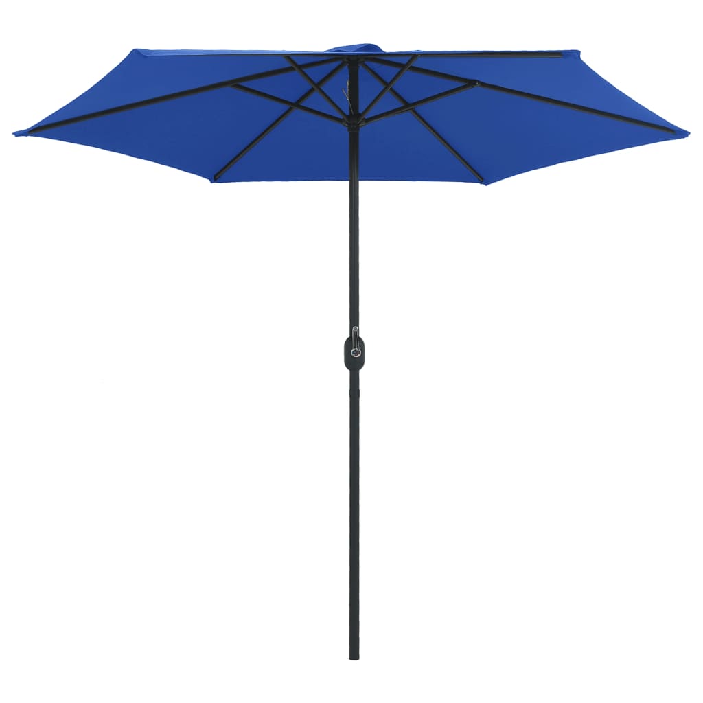 Garden Parasol with Aluminium Pole 270x246 cm Azure Blue