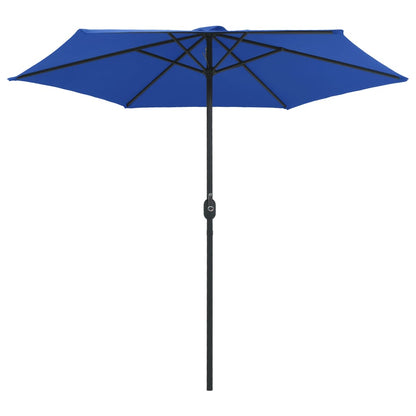 Garden Parasol with Aluminium Pole 270x246 cm Azure Blue
