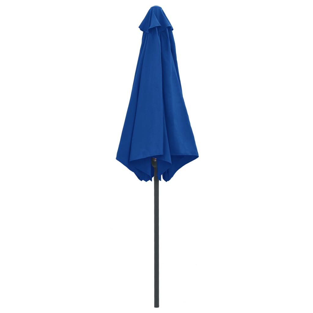 Garden Parasol with Aluminium Pole 270x246 cm Azure Blue