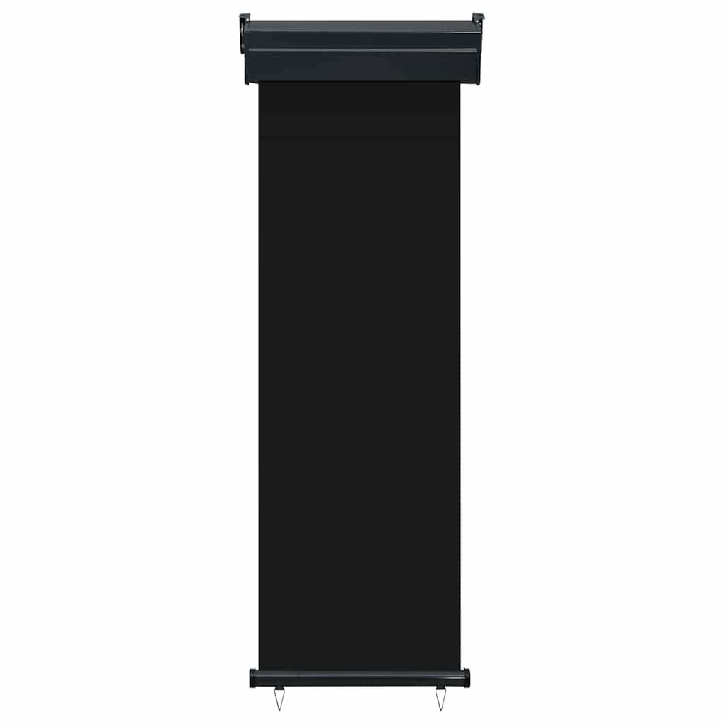 Balcony Side Awning 65x250 cm Black