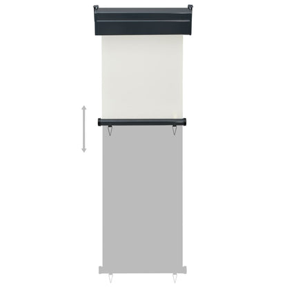 Balcony Side Awning 65x250 cm Cream