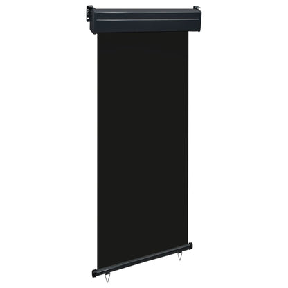 Balcony Side Awning 85x250 cm Black