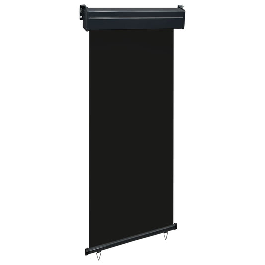 Balcony Side Awning 85x250 cm Black