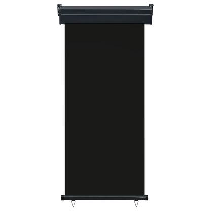 Balcony Side Awning 85x250 cm Black