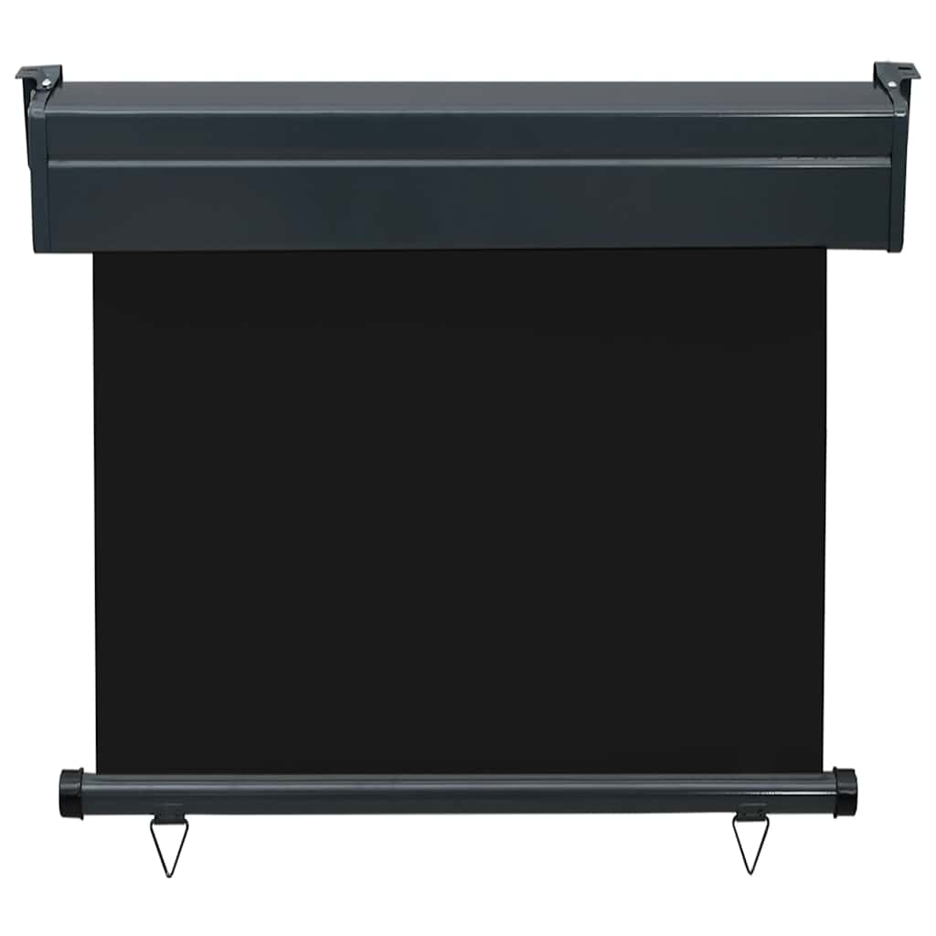 Balcony Side Awning 85x250 cm Black