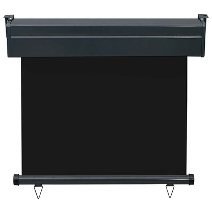 Balcony Side Awning 85x250 cm Black