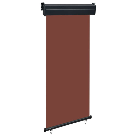 Balcony Side Awning 85x250 cm Brown