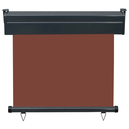 Balcony Side Awning 85x250 cm Brown