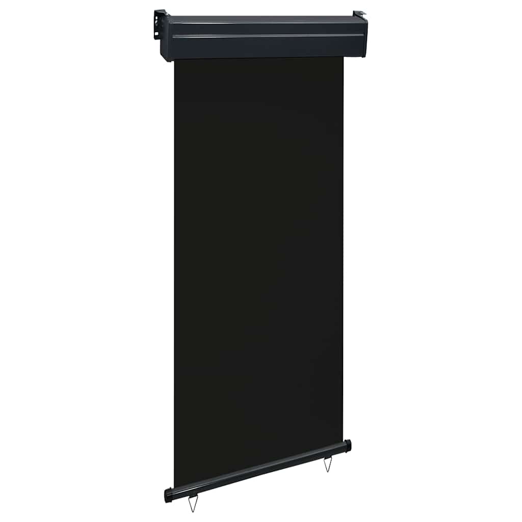 Balcony Side Awning 105x250 cm Black