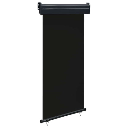 Balcony Side Awning 105x250 cm Black