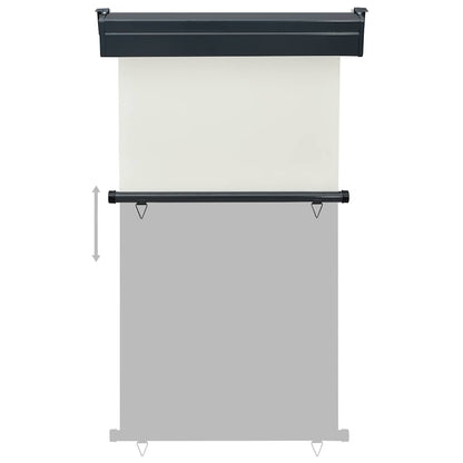 Balcony Side Awning 105x250 cm Cream