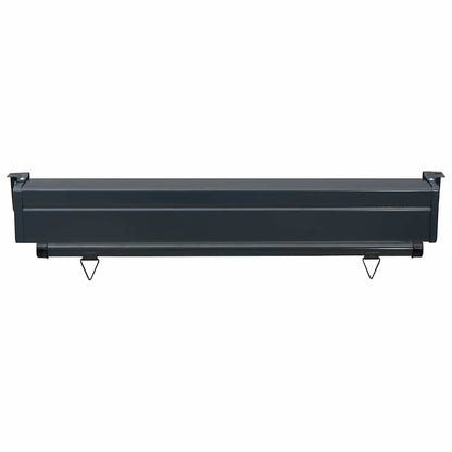 Balcony Side Awning 105x250 cm Brown