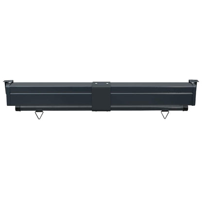 Balcony Side Awning 125x250 cm Black