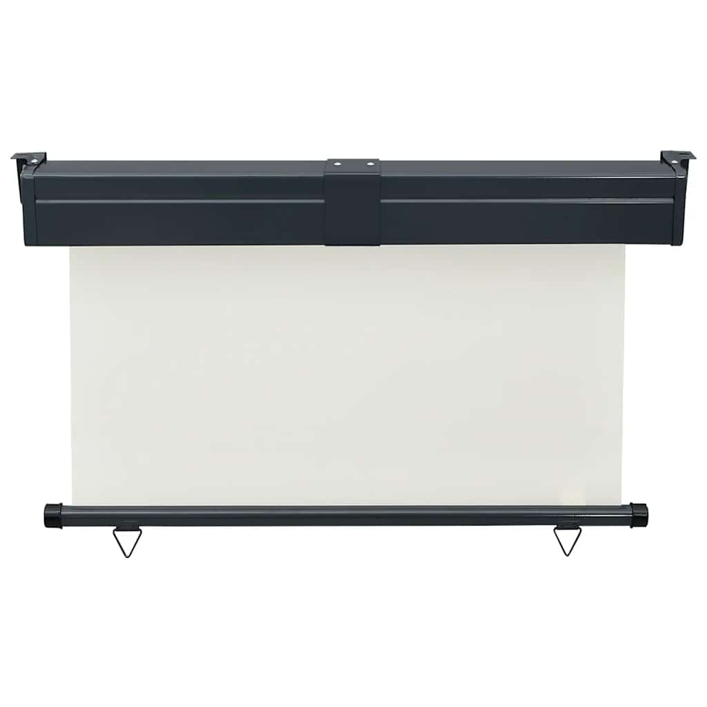 Balcony Side Awning 125x250 cm Cream