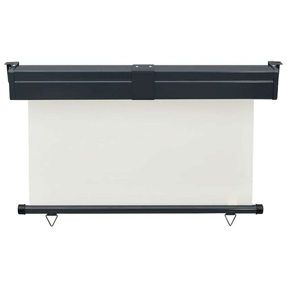 Balcony Side Awning 125x250 cm Cream