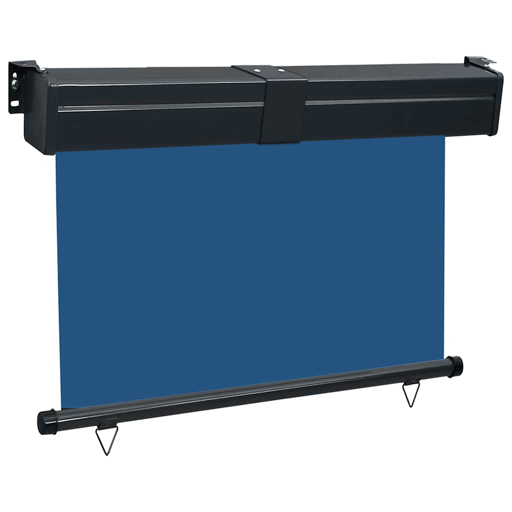 Balcony Side Awning 125x250 cm Blue
