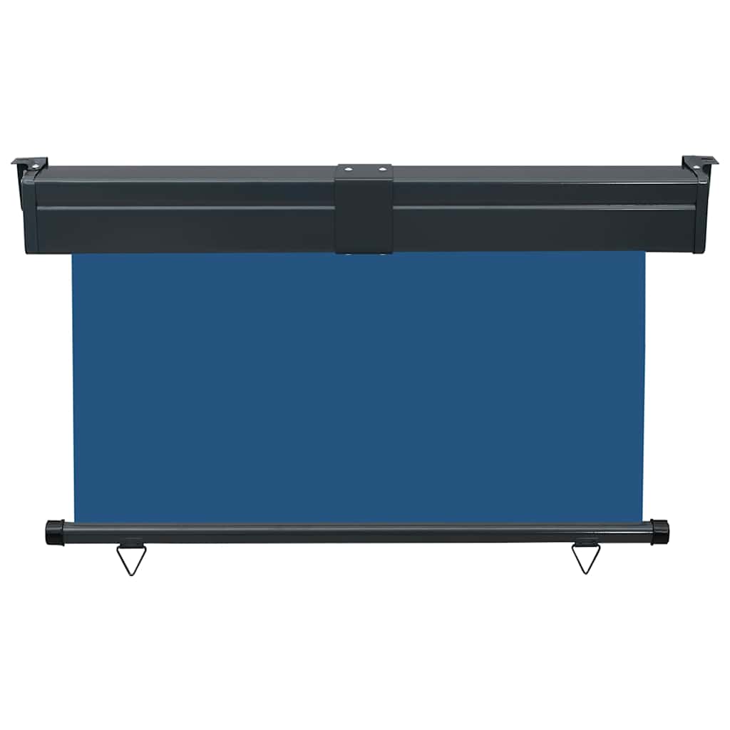 Balcony Side Awning 125x250 cm Blue