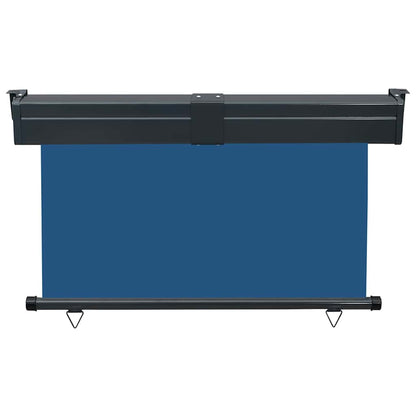 Balcony Side Awning 125x250 cm Blue