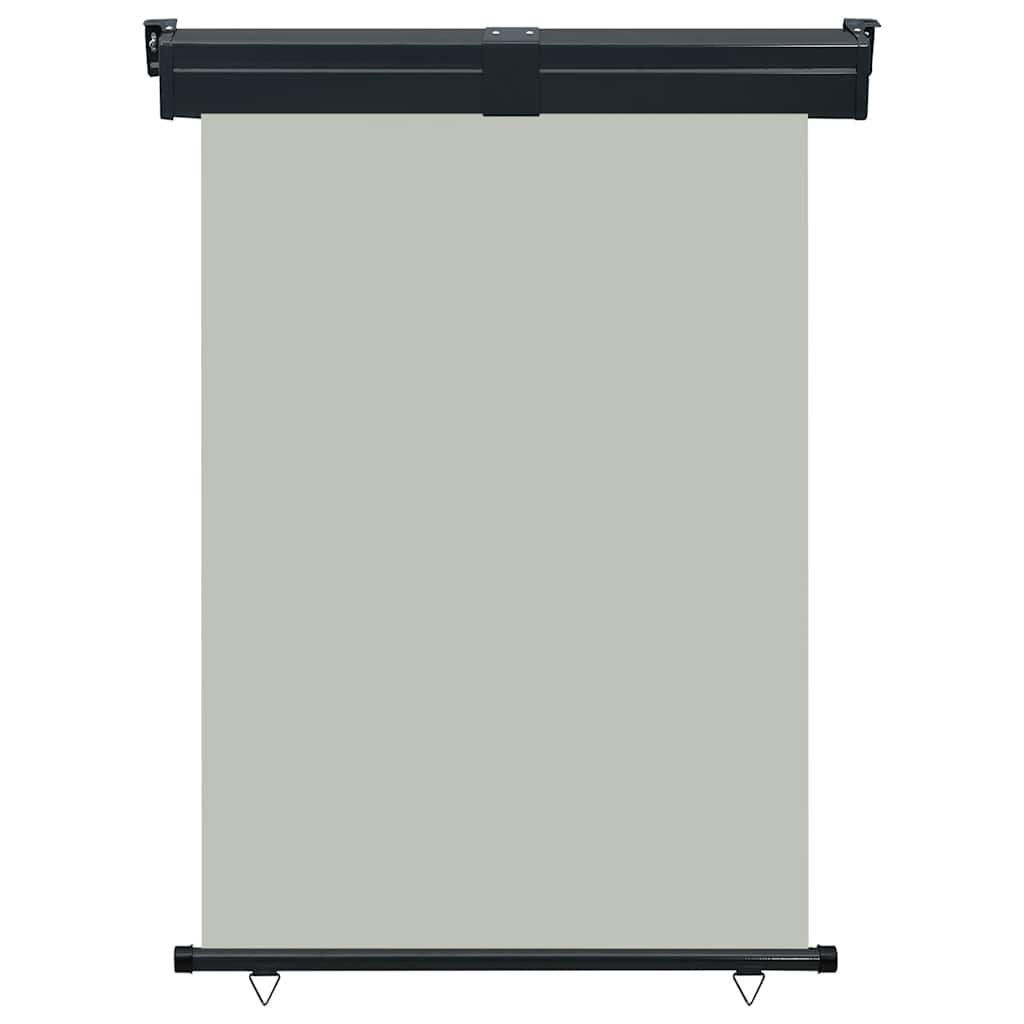 Balcony Side Awning 125x250 cm Grey