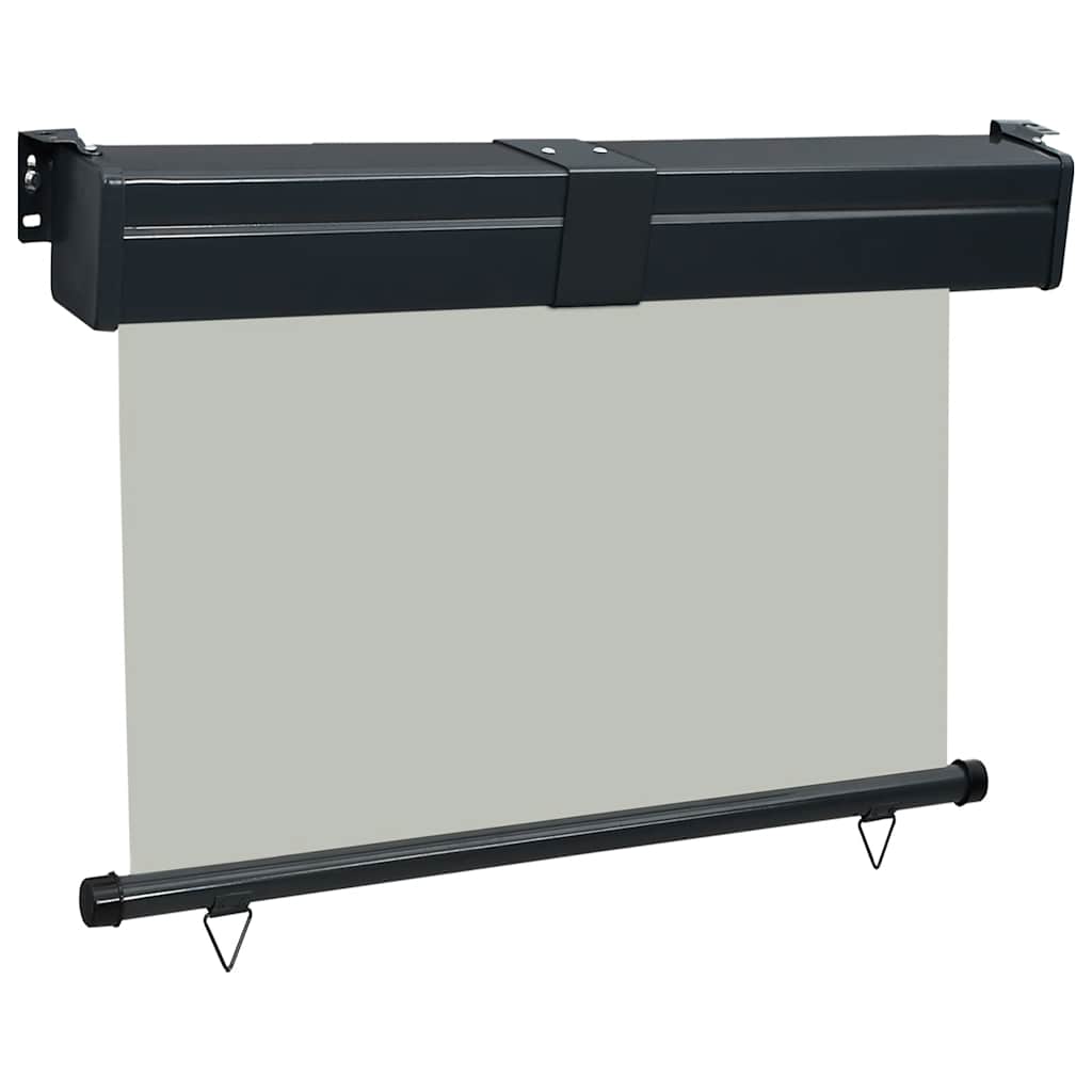 Balcony Side Awning 125x250 cm Grey