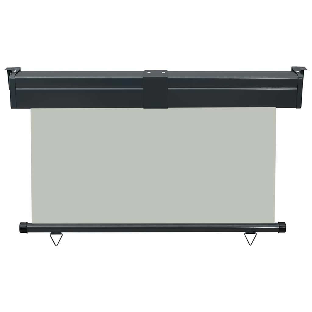 Balcony Side Awning 125x250 cm Grey