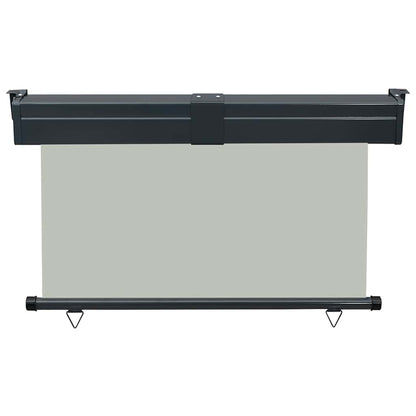 Balcony Side Awning 125x250 cm Grey