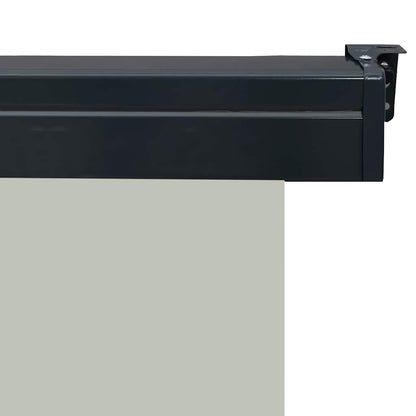 Balcony Side Awning 125x250 cm Grey