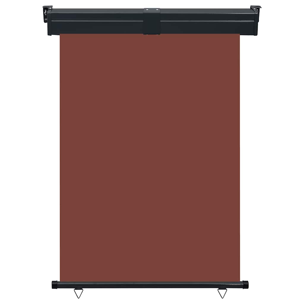 Balcony Side Awning 125x250 cm Brown