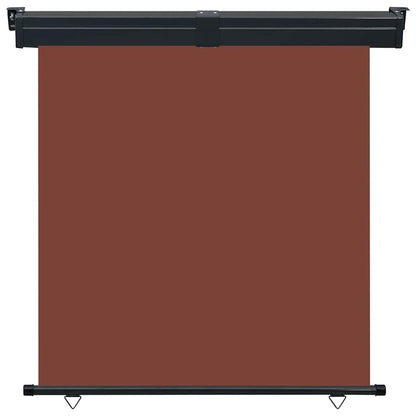 Balcony Side Awning 165x250 cm Brown
