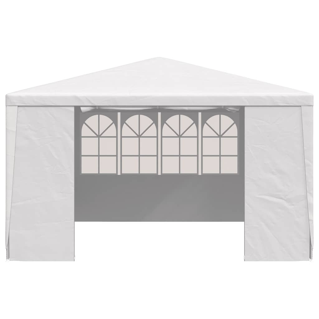 Professional Party Tent with Side Walls 4x4 m White 90 g/m?
