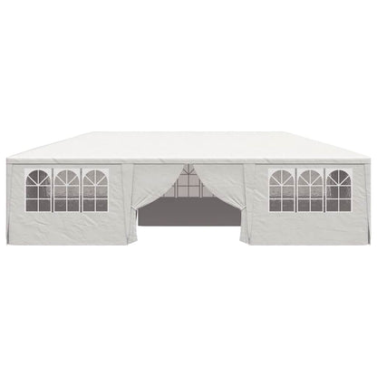 Professional Party Tent with Side Walls 4x9 m White 90 g/m?
