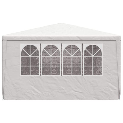 Professional Party Tent with Side Walls 4x9 m White 90 g/m?