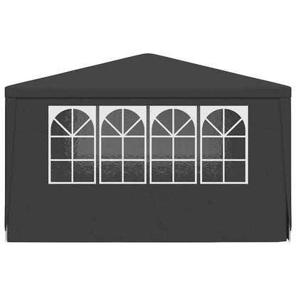 Professional Party Tent with Side Walls 4x4 m Anthracite 90 g/m?