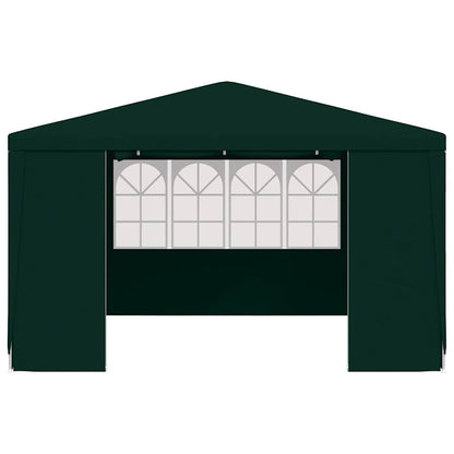 Professional Party Tent with Side Walls 4x4 m Green 90 g/m?