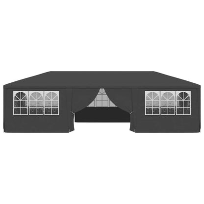 Professional Party Tent with Side Walls 4x9 m Anthracite 90 g/m?