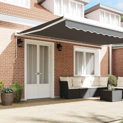 Awning White 4.5 x 3 m Metal