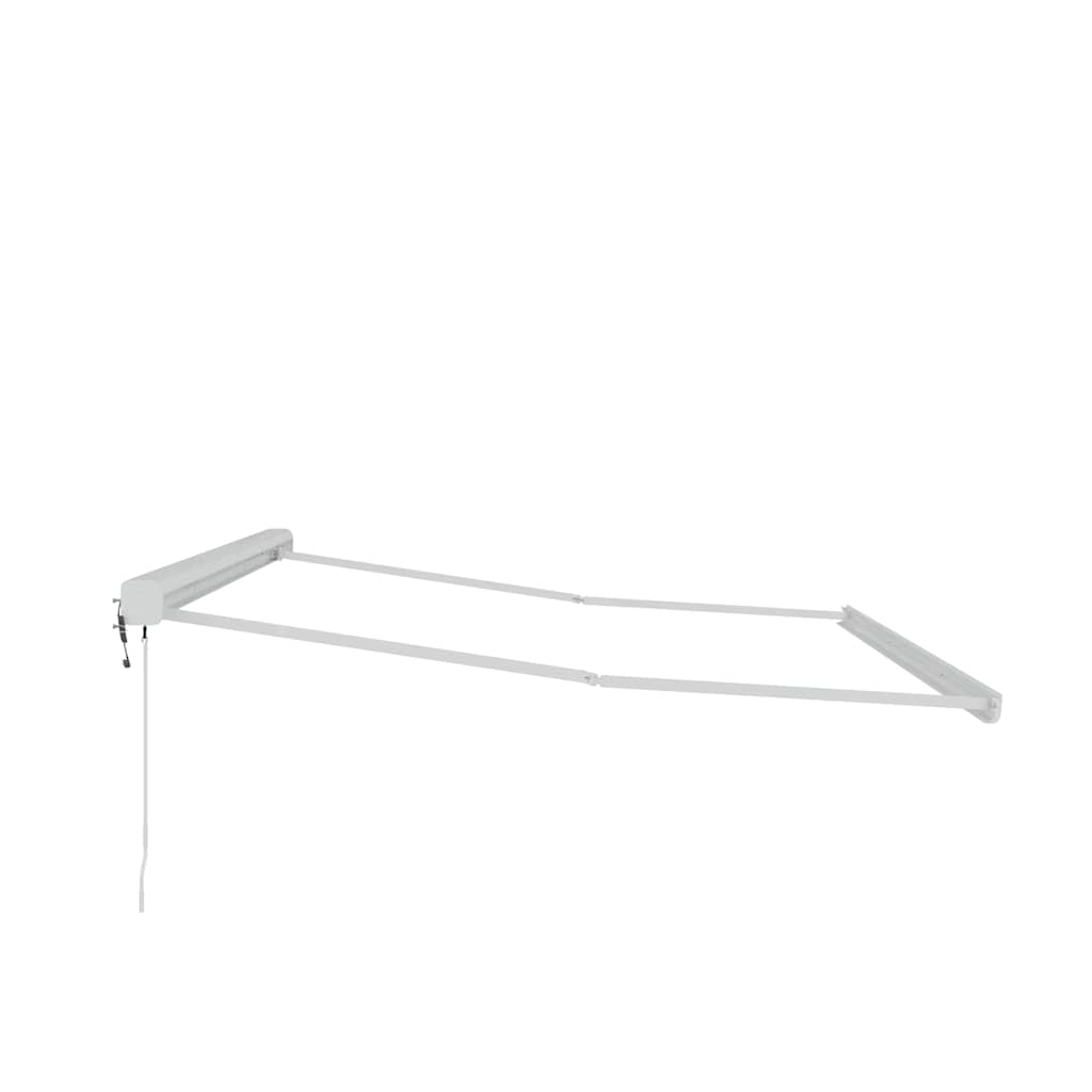 Awning White 5 x 3 m Metal