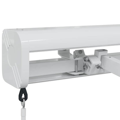 Awning White 5 x 3 m Metal