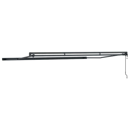 Awning Anthracite 4 x 3 m Metal