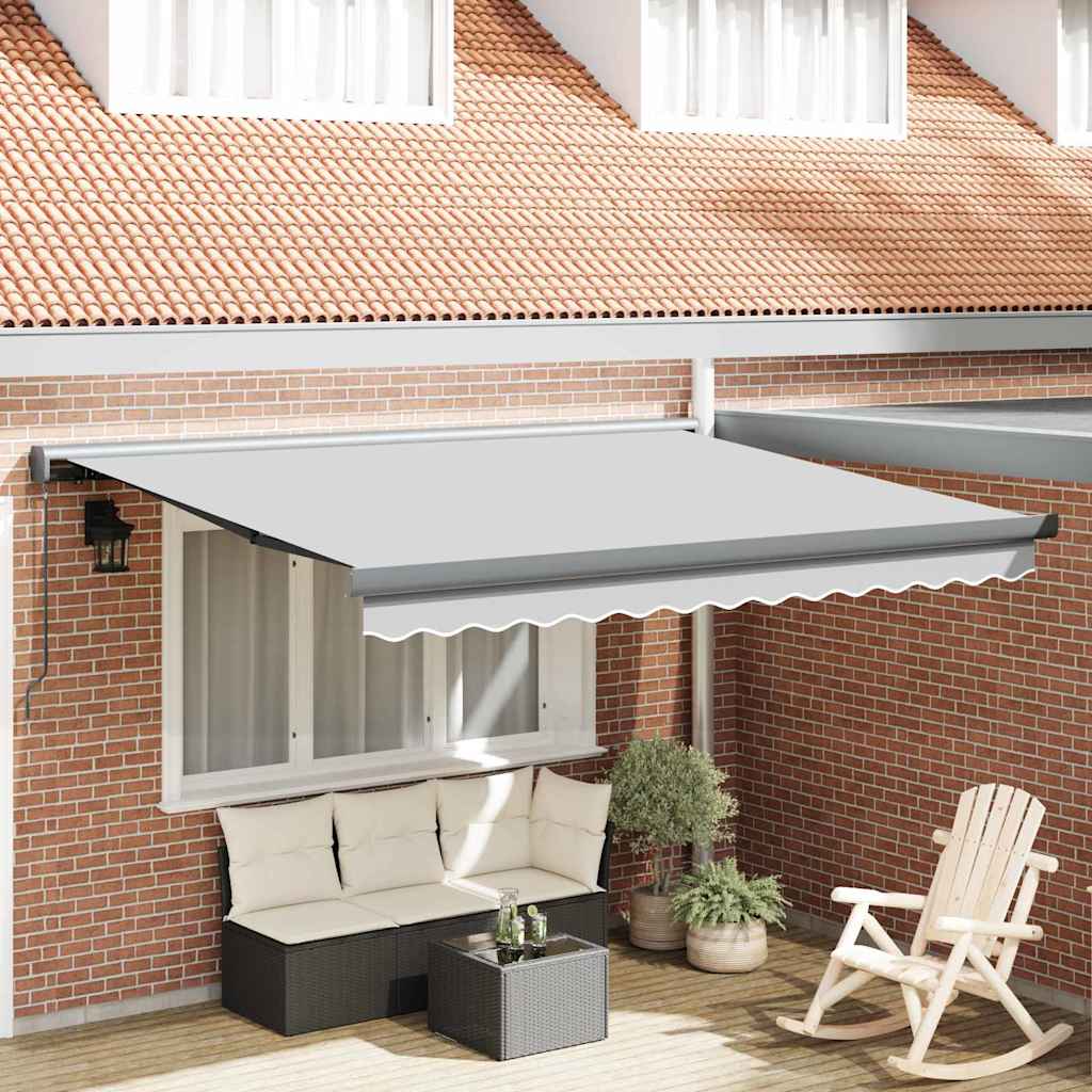 Awning Anthracite 3 x 2.5 m Metal