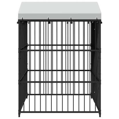 Outdoor Dog Kennel with Roof 150x150x210 cm