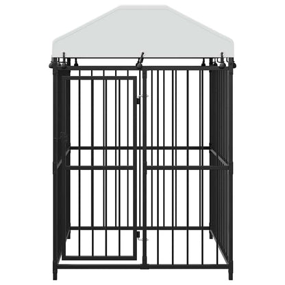 Outdoor Dog Kennel with Roof 120x120x150 cm
