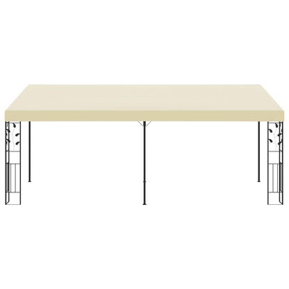 Wall-mounted Gazebo 6x3x2.5 m Cream