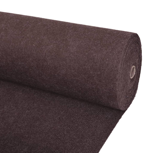 Exhibition Carpet Rib 1.2x15 m Brown