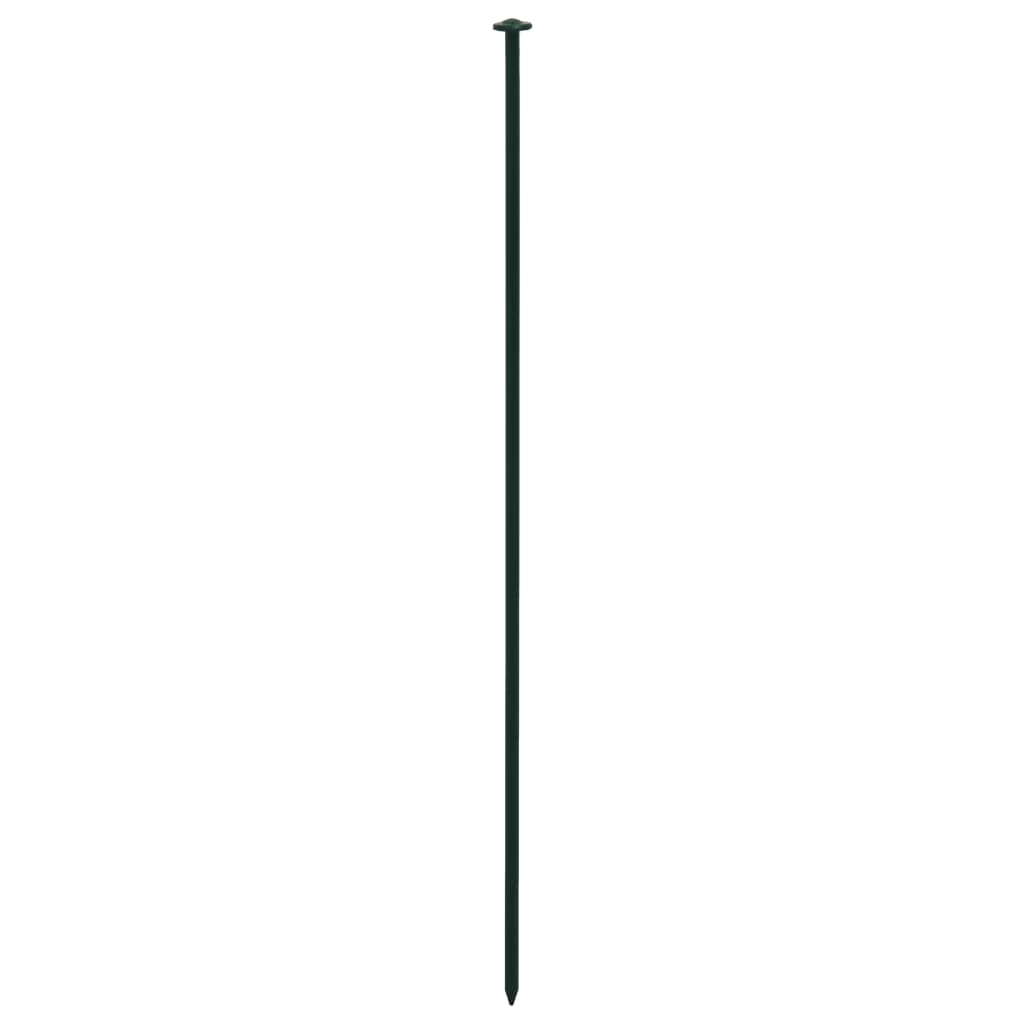 Arched Garden Fence Set 77.3x26 cm Green