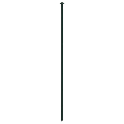 Arched Garden Fence Set 77.3x26 cm Green