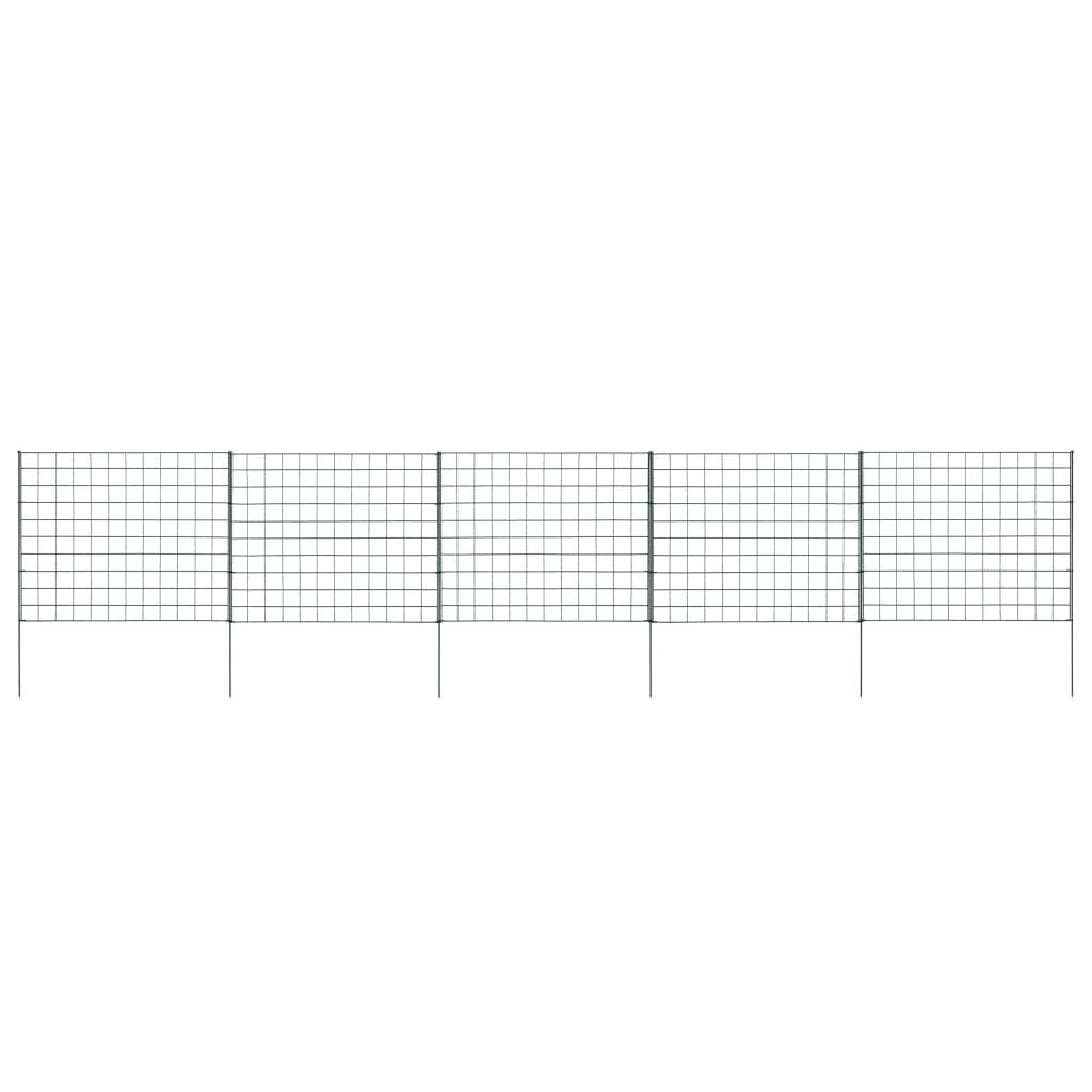 Garden Fence Set 77.5x64 cm Green
