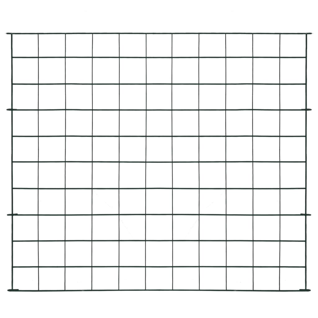 Garden Fence Set 77.5x64 cm Green