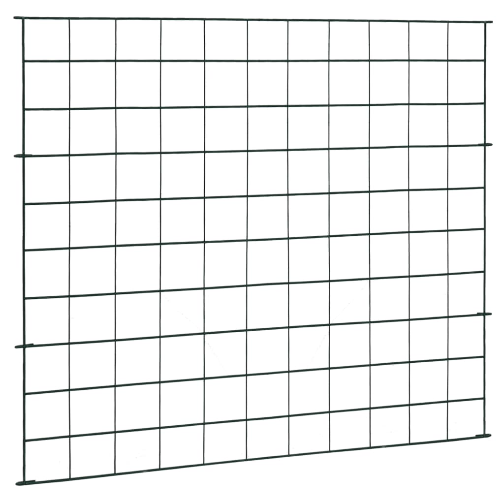 Garden Fence Set 77.5x64 cm Green