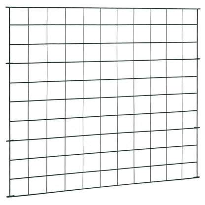 Garden Fence Set 77.5x64 cm Green